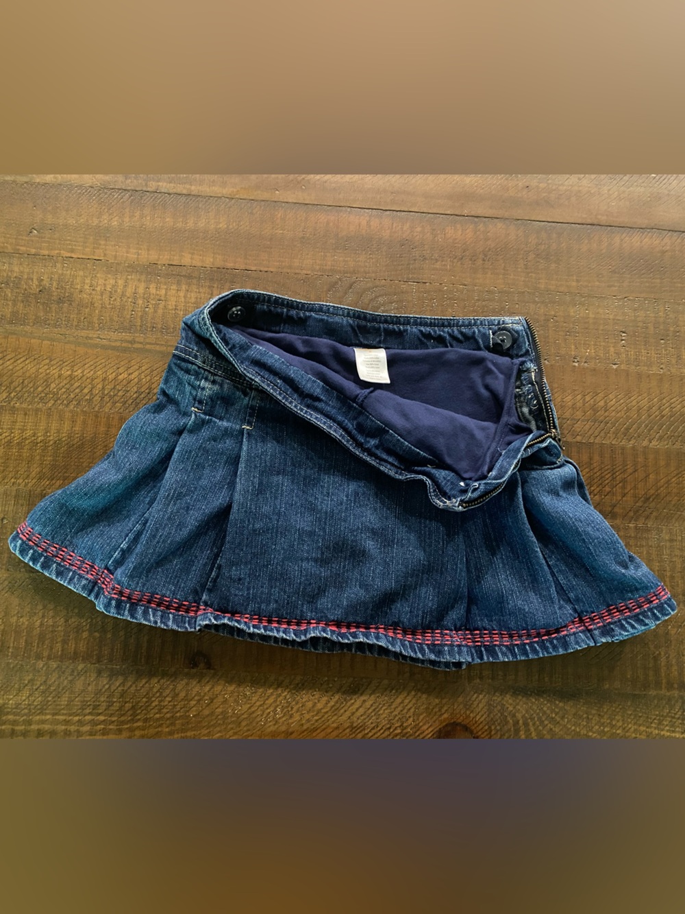 Girls Denim Skirt Duo, Size 6 - Picture 3 of 8